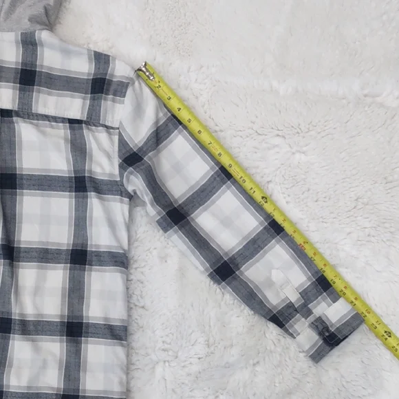 EDDIE BAUER Gray Plaid Hooded Jacket - Picture 15 of 17